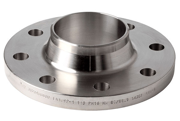 Stainless DN125 / 139.7 mm - Welding neck flange, EN, type 11B, 1.4571 ...